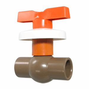 Registro de Esfera Soldável com Borboleta com Canopla