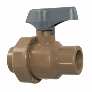 Registro de Esfera Roscável com União (Volante Cinza)