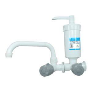 Torneira para Pia Bica Móvel Baixa com Filtro de Carvão Ativado para Parede 1/4 de Volta